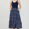 Amelia Floral Print Midi Dress