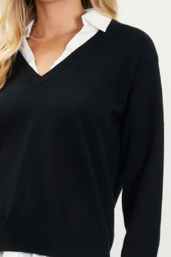 Blair Mixed Media Sweater
