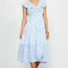 Darcy Floral Print Midi Dress