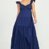 Diana Poplin Maxi Dress