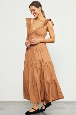 Diana Poplin Maxi Dress