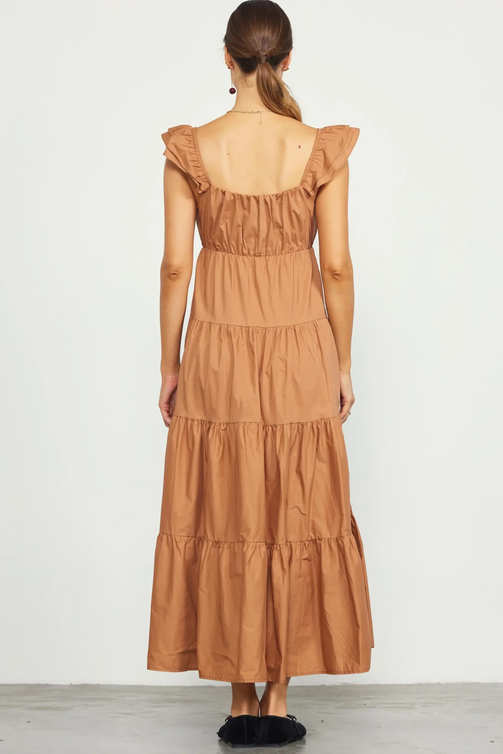 Diana Poplin Maxi Dress