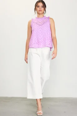 Eyelet Lace Top