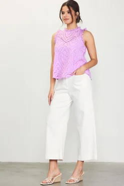 Eyelet Lace Top