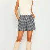 Fringed Houndstooth Shorts