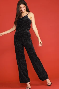 Glitter Dot Velvet Pants
