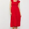 Hathaway Tiered Midi Dress
