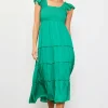 Hathaway Tiered Midi Dress