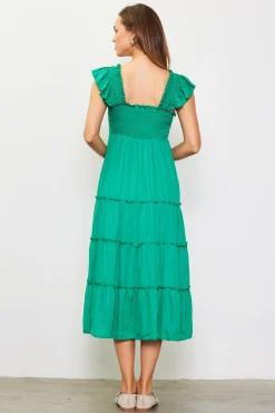 Hathaway Tiered Midi Dress