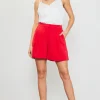 High Waisted Pleated Shorts