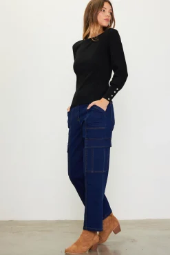 Jewel Detail Longsleeve Sweater