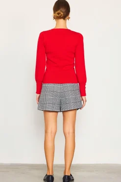 Jewel Detail Longsleeve Sweater