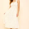 Julie Floral Printed Midi Dress