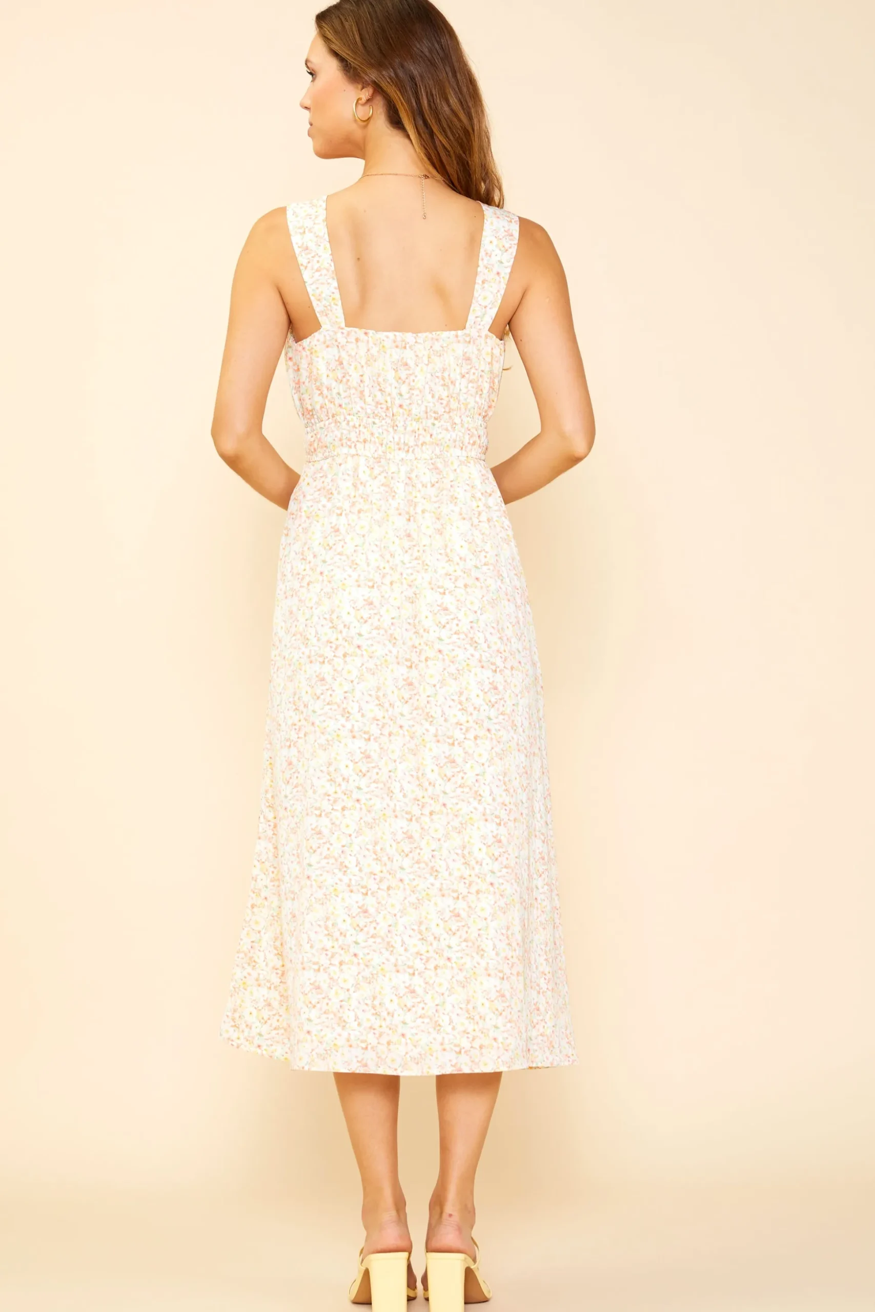 Julie Floral Printed Midi Dress