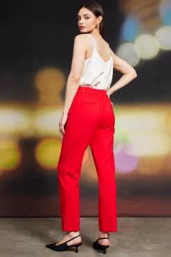 Knit Pintuck Trouser