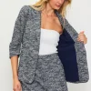 Knit Tweed Blazer