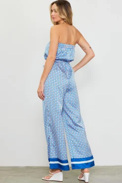 Livia Bandana Print Jumpsuit