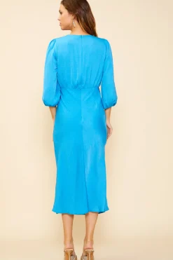 Mariela Front Slit Midi Dress