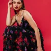 Mel Floral Print Tiered Maxi Dress