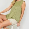 Mixed Media Lace Top