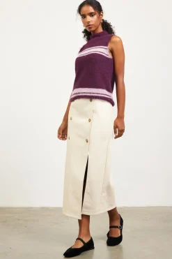 Nora Mock Neck Sweater Vest