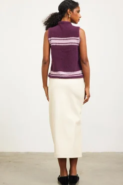 Nora Mock Neck Sweater Vest