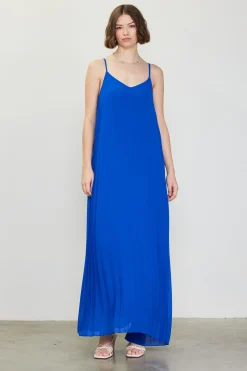 Pleated Maxi Dress
