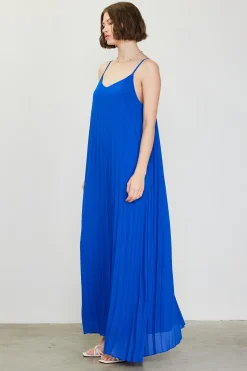 Pleated Maxi Dress
