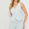 Recycled Button Down Vest