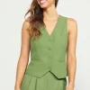 Recycled Button Down Vest