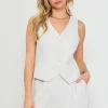 Recycled Button Down Vest