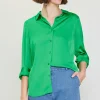 Recycled Classic Button Down Top