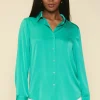 Recycled Classic Button Down Top