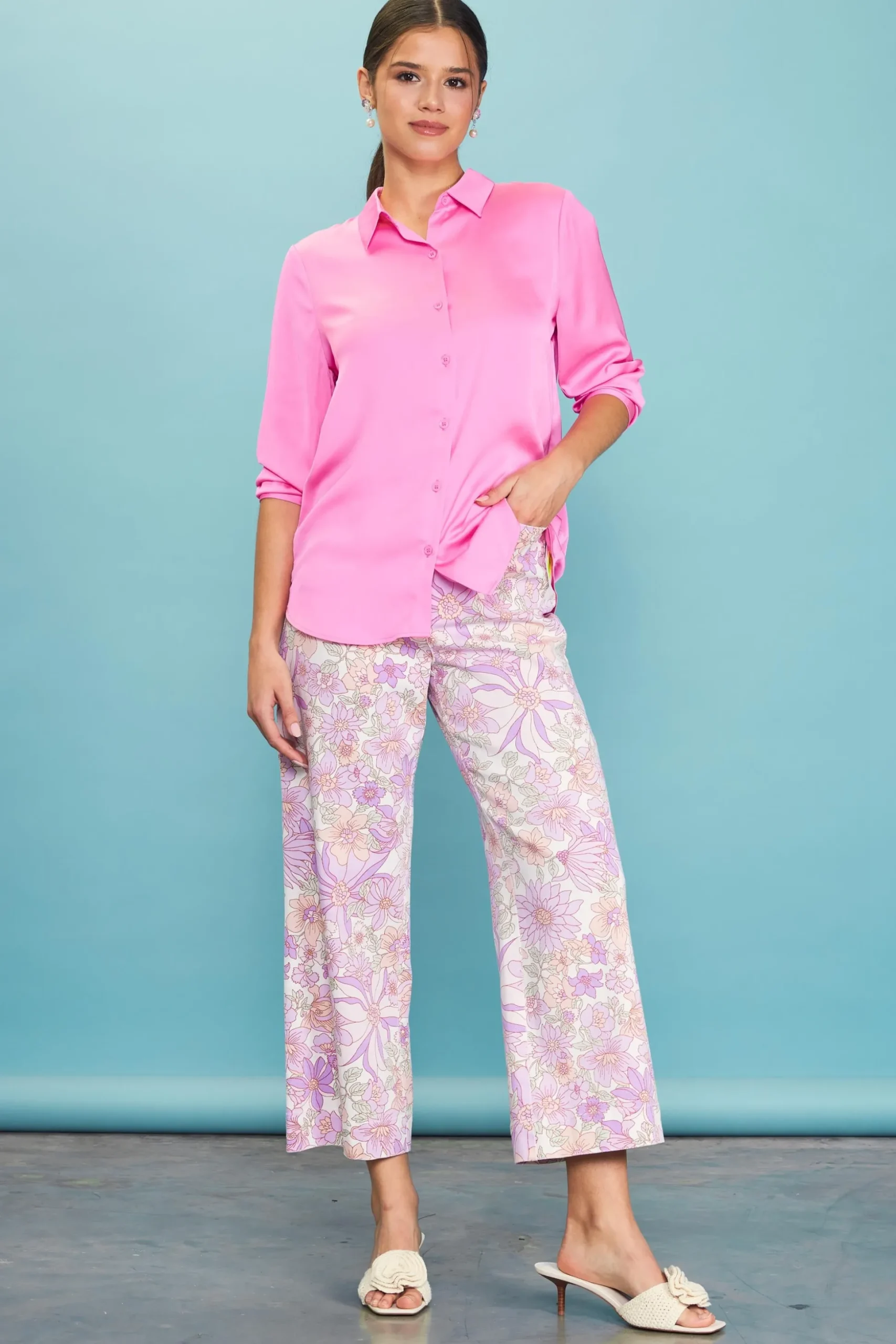 Recycled Classic Button Down Top