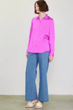 Recycled Classic Button Down Top