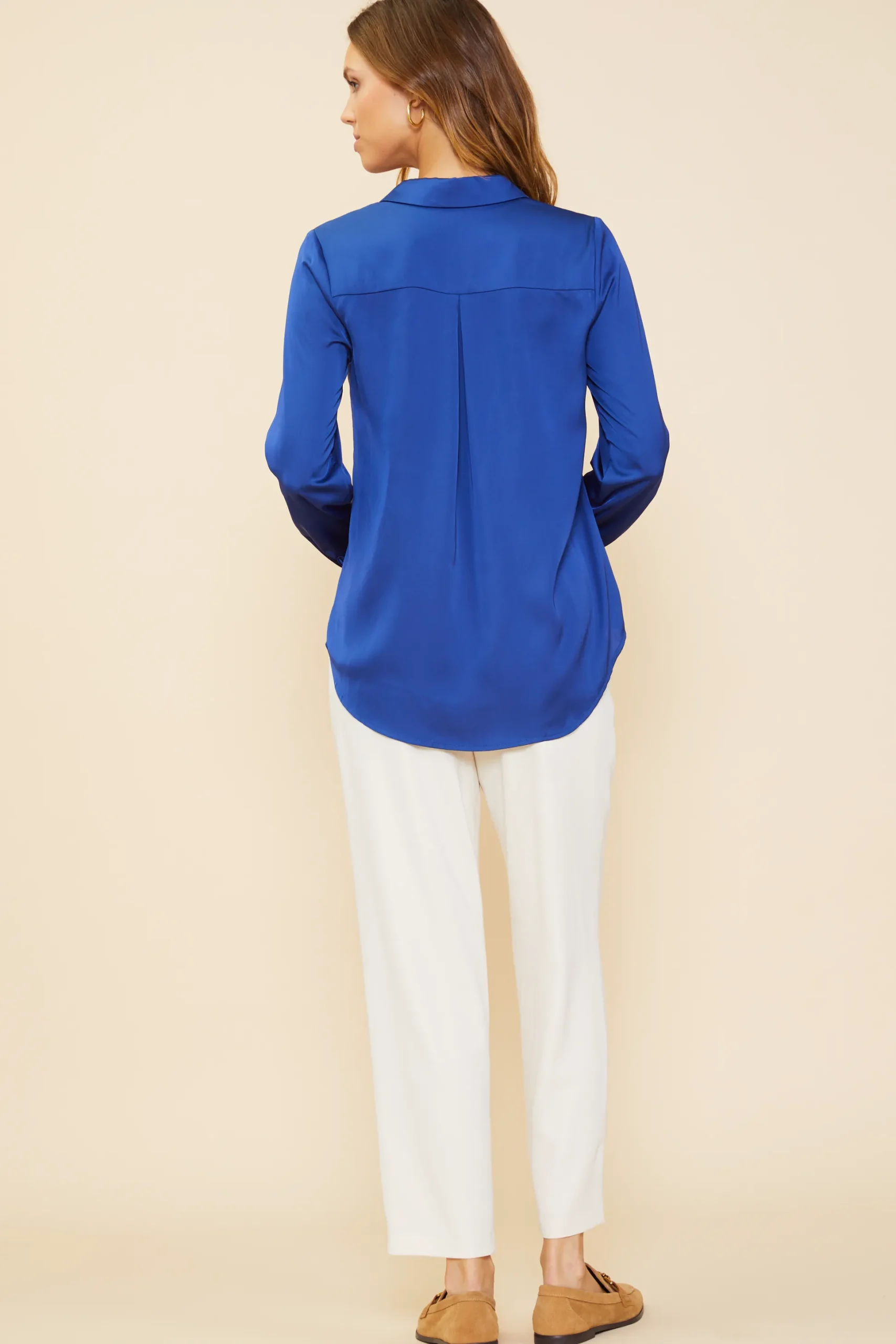 Recycled Classic Button Down Top