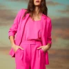 Recycled Shirred Sleeve Blazer