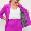 Recycled Shirred Sleeve Blazer
