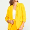 Recycled Shirred Sleeve Blazer
