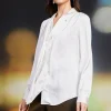 Recycled Tie Detail Blouse