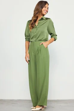 Recycled Wide Leg Pants
