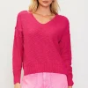 Relaxed V Neck Sweater