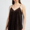 Rhinestone Velvet Cami