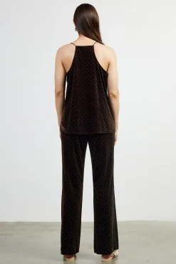 Rhinestone Velvet Cami