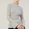 Ribbed Flared Longsleeve Top