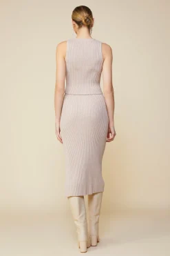 Ribbed Knit Sleeveless Top
