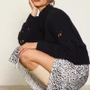 Ribbed Mock Neck Sweater