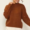Ribbed Mock Neck Sweater