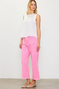 Ruffle Detail Woven Top