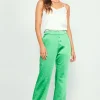Satin Straight Leg Pant